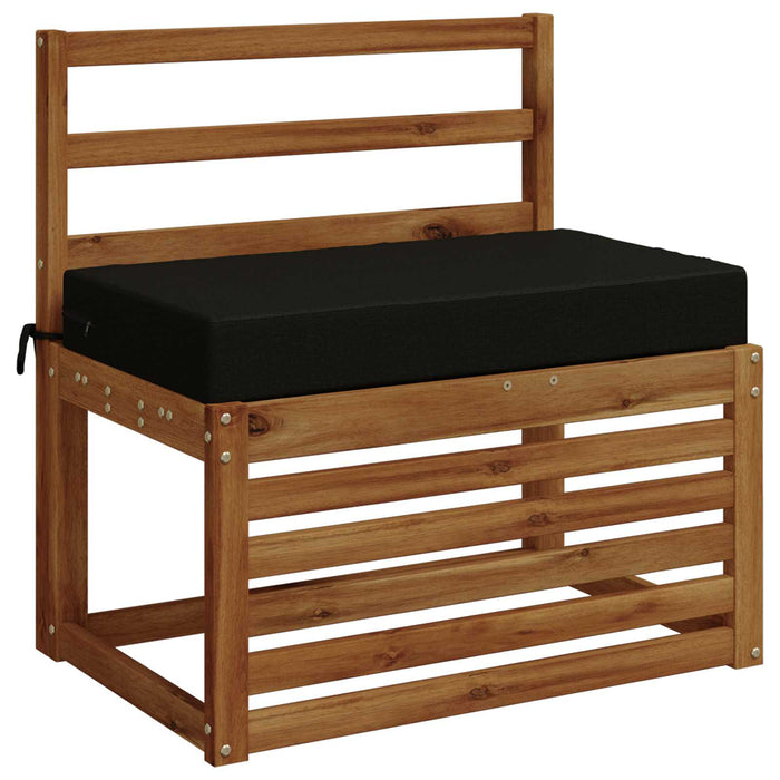 Pernă pentru șezut SOEST 100% Polyester Negru 70 x 40 x 10 cm WALTI