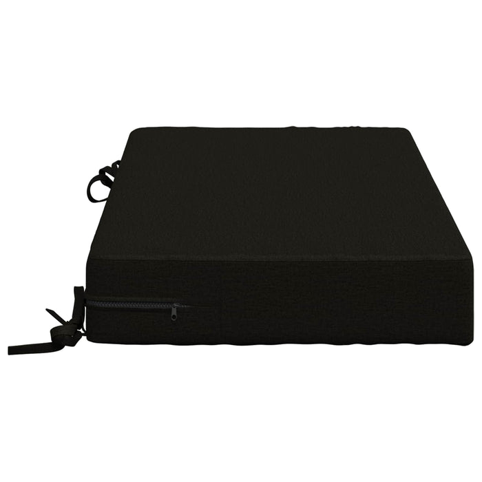Pernă pentru șezut SOEST 100% Polyester Negru 70 x 40 x 10 cm WALTI