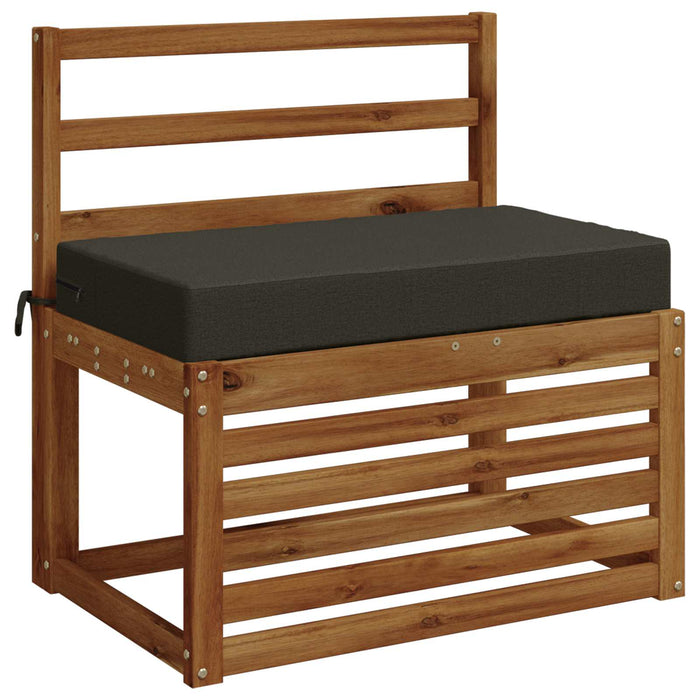 Pernă de spate SOEST 100% Polyester Antracit 70 x 40 x 10 cm WALTI