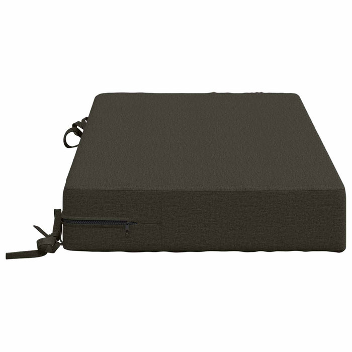 Pernă de spate SOEST 100% Polyester Antracit 70 x 40 x 10 cm WALTI
