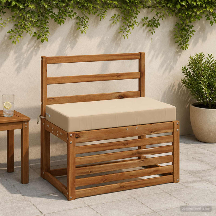 Pernă pentru șezut SOEST 100% Polyester Bej 70 x 40 x 10 cm WALTI