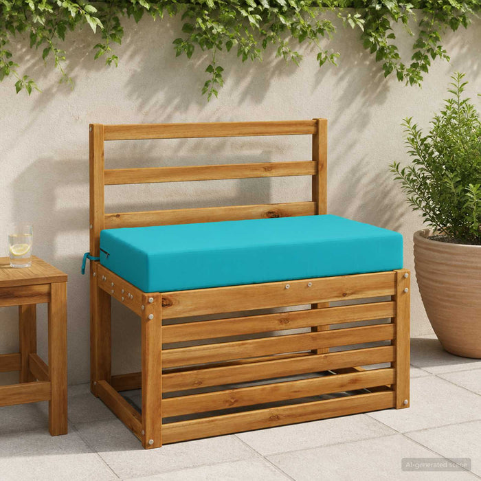 Pernă pentru șezut SOEST 100% Polyester Turcoaz 70 x 40 x 10 cm WALTI