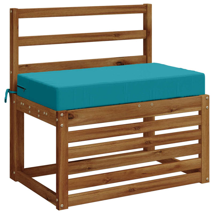 Pernă pentru șezut SOEST 100% Polyester Turcoaz 70 x 40 x 10 cm WALTI