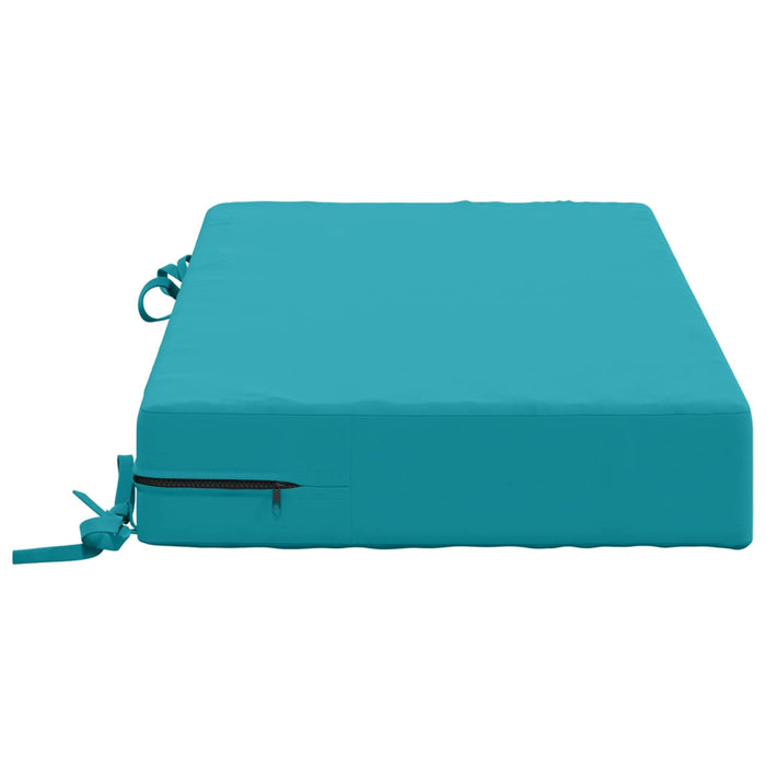 Pernă pentru șezut SOEST 100% Polyester Turcoaz 70 x 40 x 10 cm WALTI