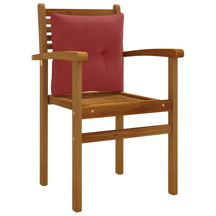 Pernă de spate PUTTEN 100% Polyester Roșu Vin 40 x 40 x 10 cm - WALTI WALTI