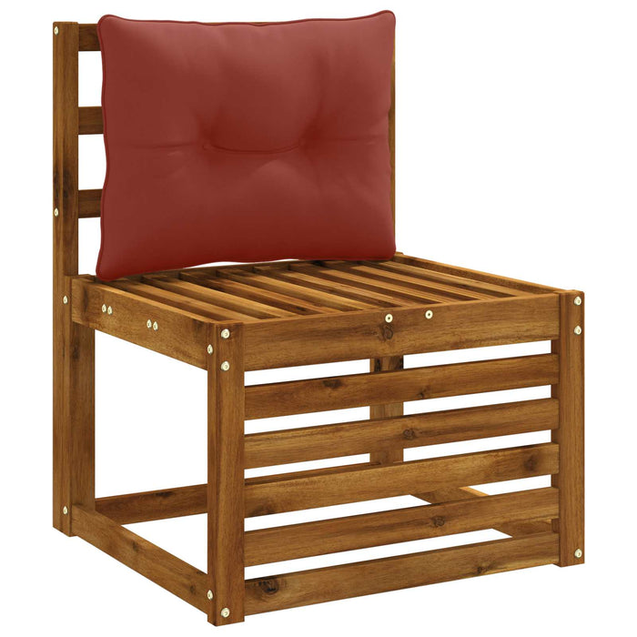 Pernă de spate PUTTEN 100% Polyester Roșu 50 x 40 x 10 cm - WALTI WALTI