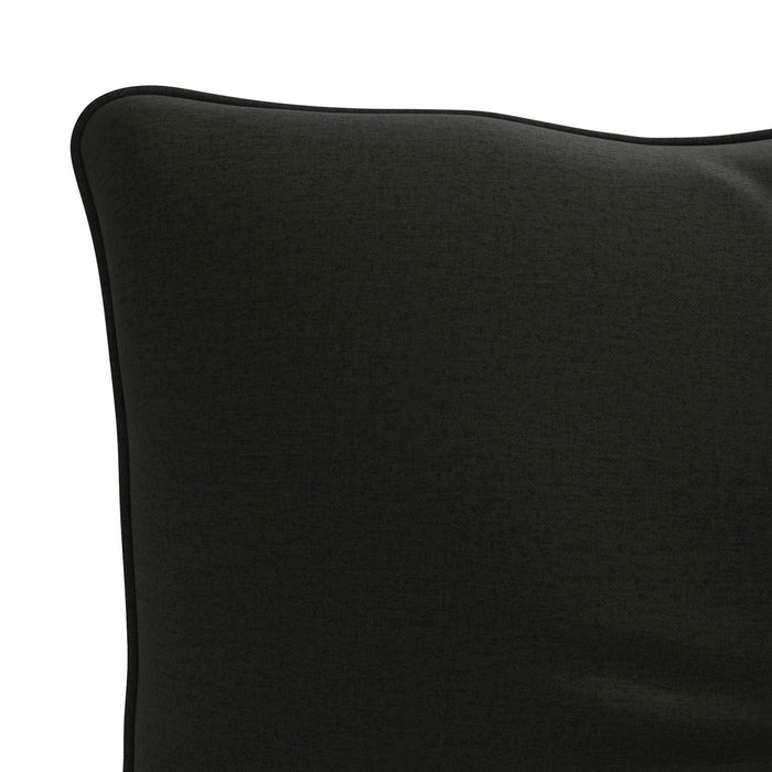 Pernă de spate PUTTEN 100% Polyester Negru 60 x 40 x 10 cm WALTI