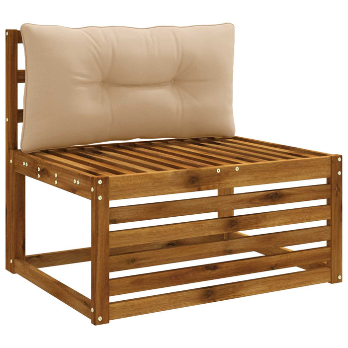Pernă de spate PUTTEN 100% Polyester Nisipiu 70 x 40 x 10 cm WALTI