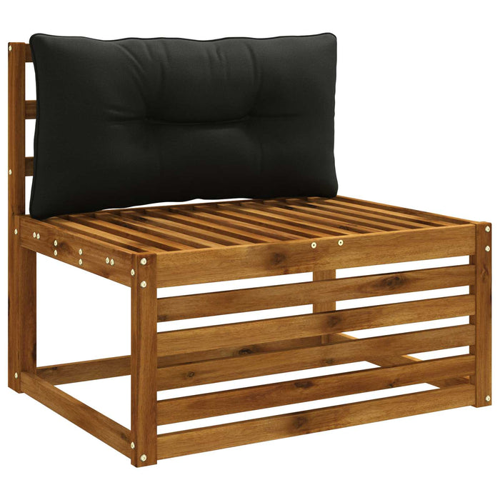 Pernă de spate PUTTEN 100% Polyester Negru 70 x 40 x 10 cm WALTI