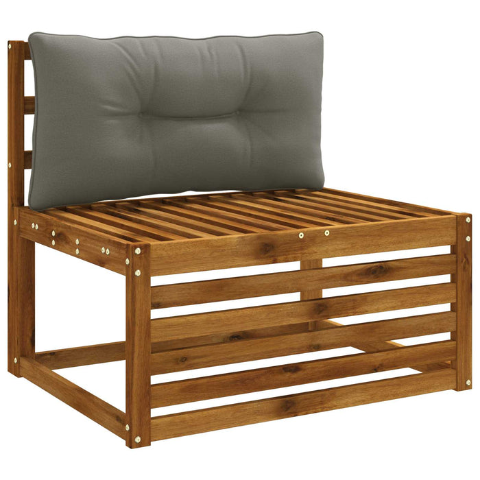 Pernă de spate PUTTEN 100% Polyester Gri 70 x 40 x 10 cm WALTI