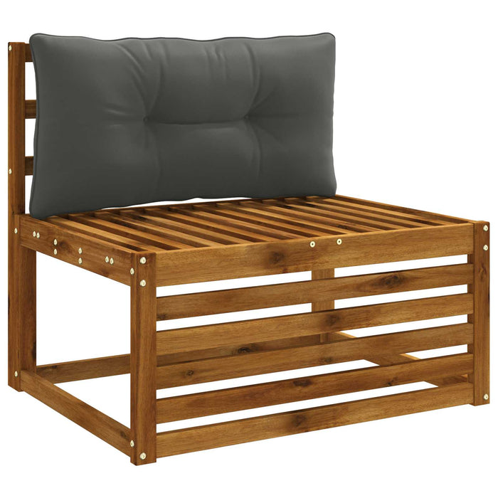 Pernă de spate PUTTEN 100% Polyester Antracit 70 x 40 x 10 cm WALTI