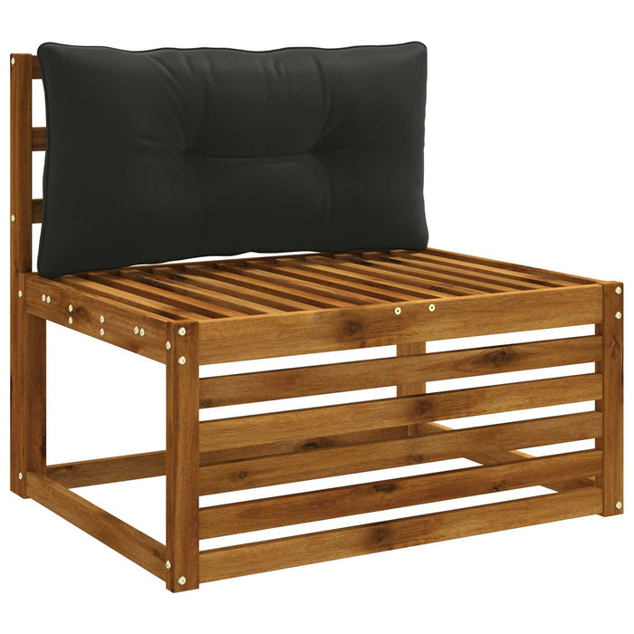 Pernă de spate PUTTEN 100% Polyester Negru 70 x 40 x 10 cm WALTI