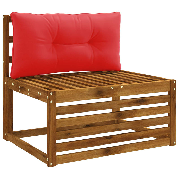 Pernă de spate PUTTEN 100% Polyester Roșu 70 x 40 x 10 cm WALTI