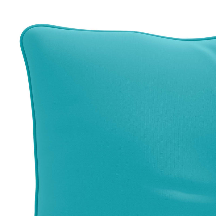 Pernă de spate PUTTEN 100% Polyester Turcoaz 70 x 40 x 10 cm WALTI