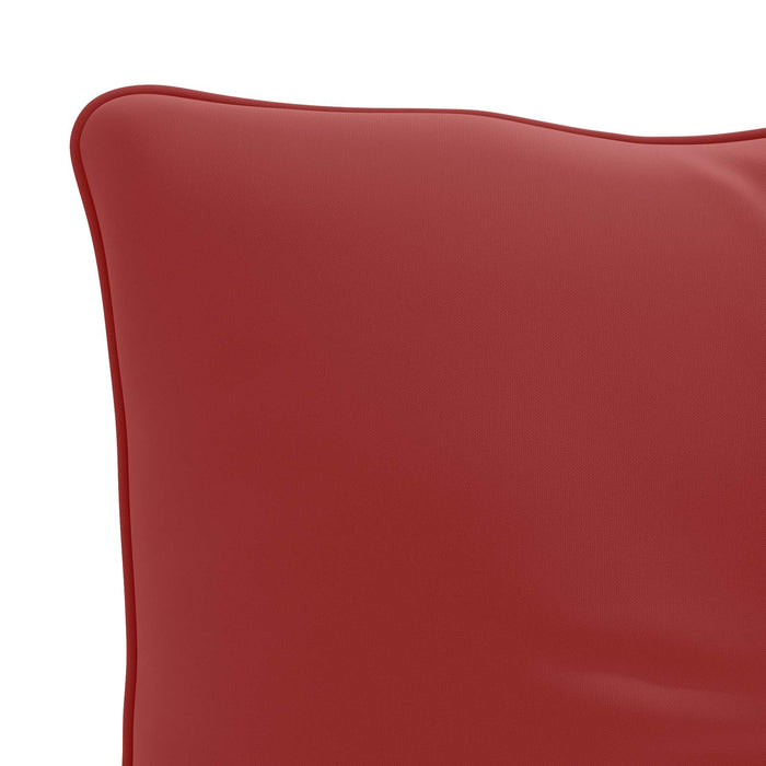 Pernă de spate PUTTEN 100% Polyester Roșu Vin 70 x 40 x 10 cm WALTI