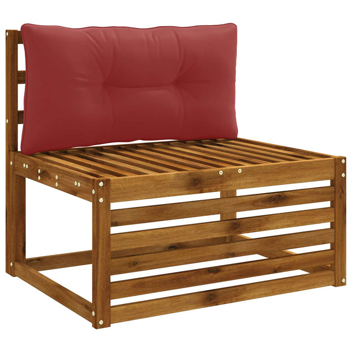 Pernă de spate PUTTEN 100% Polyester Roșu Vin 70 x 40 x 10 cm WALTI