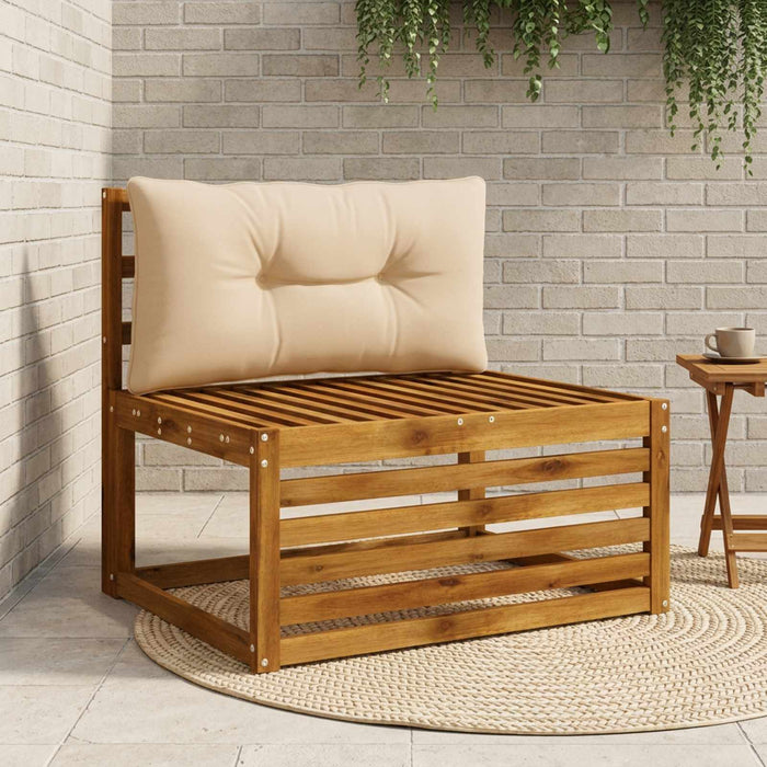 Pernă de spate PUTTEN 100% Polyester Nisipiu 70 x 40 x 10 cm WALTI