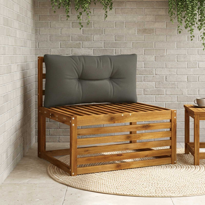 Pernă de spate PUTTEN 100% Polyester Antracit 80 x 40 x 10 cm WALTI