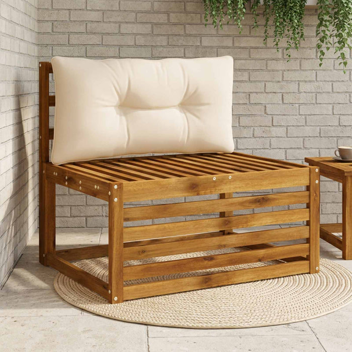 Pernă de spate PUTTEN 100% Polyester Crem 80 x 40 x 10 cm WALTI