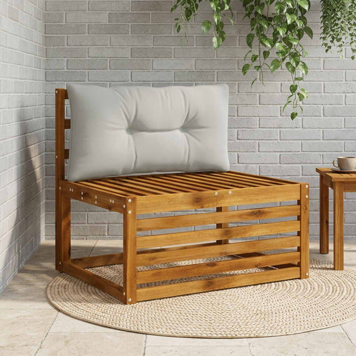 Pernă de spate PUTTEN 100% Polyester Gri 80 x 40 x 10 cm WALTI