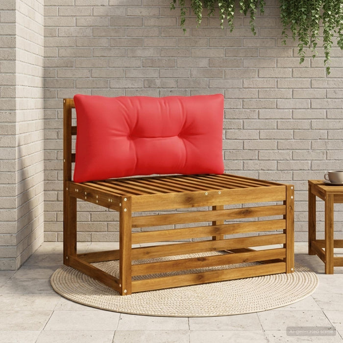 Pernă de spate PUTTEN 100% Polyester Roșu 80 x 40 x 10 cm WALTI