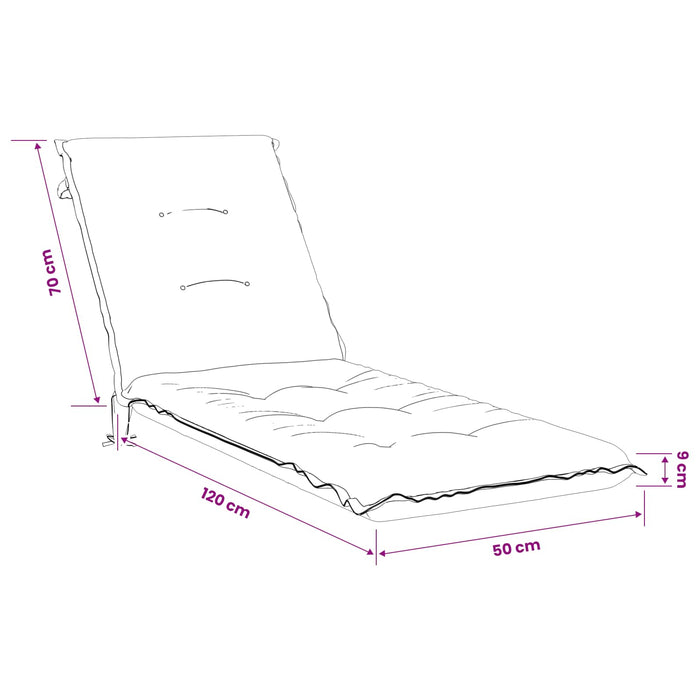Perna pentru Șezlong GEMERT 100% Polyester Antracit WALTI