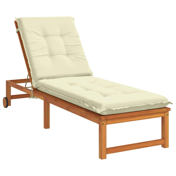 Perna pentru Șezlong GEMERT 100% Polyester Crem 190 x 50 x 9 cm WALTI