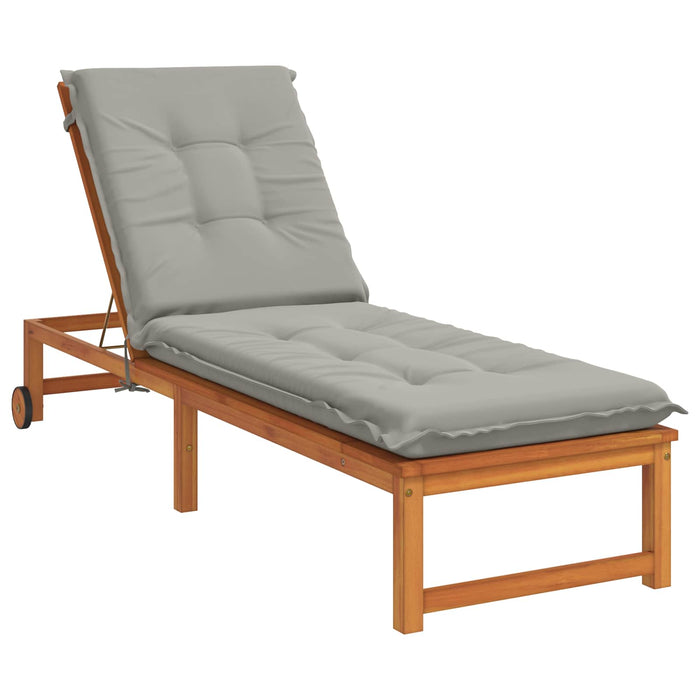 Perna pentru Șezlong GEMERT 100% Polyester Gri 190 x 50 x 9 cm WALTI