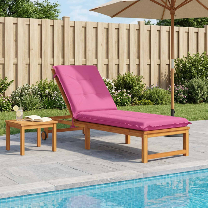 Perna pentru Șezlong GEMERT 100% Polyester Roz 190 x 50 x 9 cm WALTI