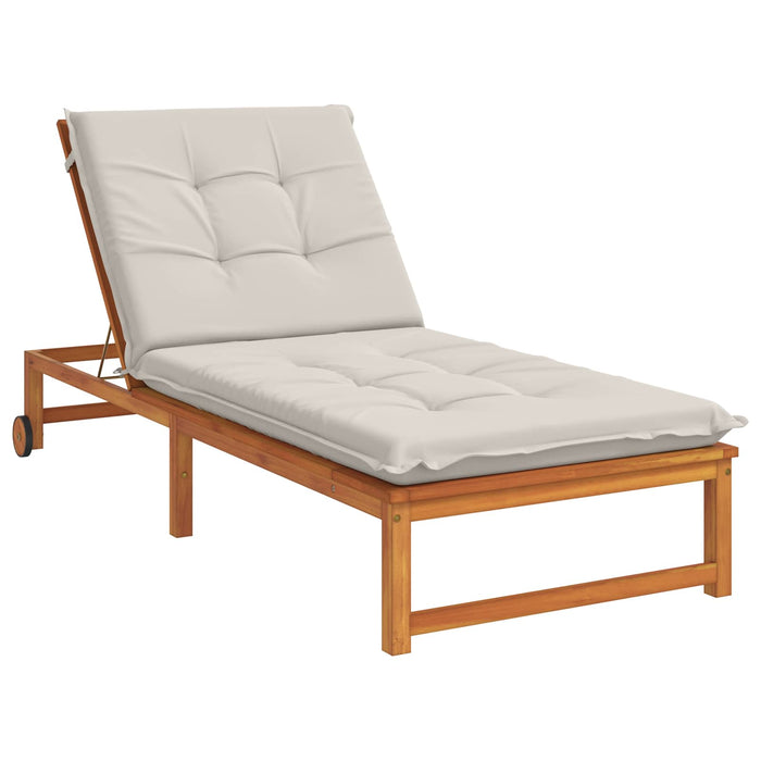 Perna pentru Șezlong GEMERT 100% Polyester Alb 190 x 70 x 9 cm WALTI