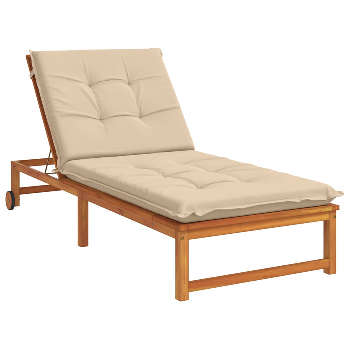 Perna pentru Șezlong GEMERT 100% Polyester Crem 190 x 70 x 9 cm WALTI