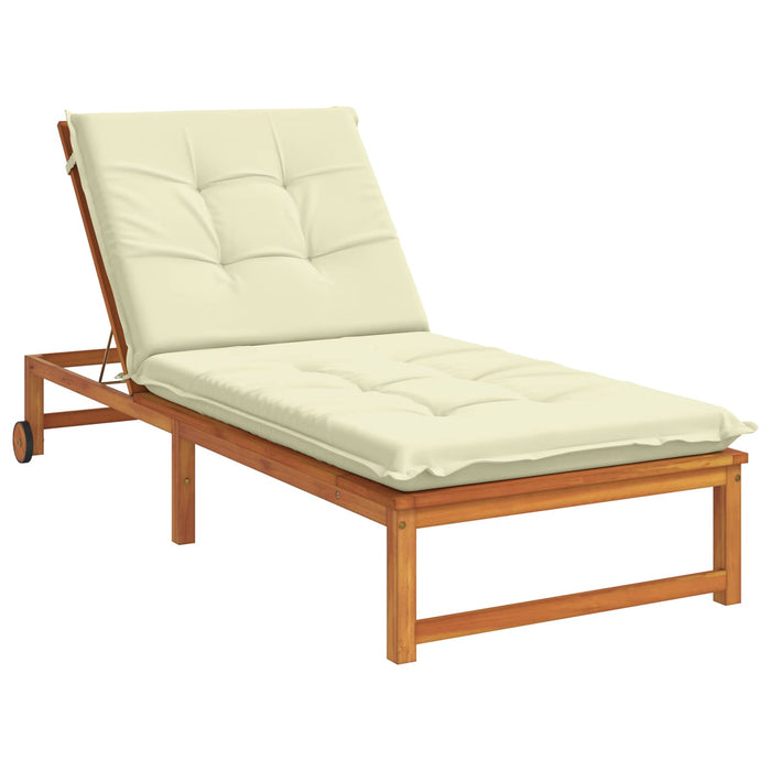 Perna pentru Șezlong GEMERT 100% Polyester Crem 190 x 70 x 9 cm - WALTI WALTI
