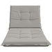 Perna pentru Șezlong GEMERT 100% Polyester Gri 190 x 70 x 9 cm - WALTI WALTI