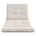 Perna pentru Șezlong GEMERT 100% Polyester Alb 190 x 80 x 9 cm - WALTI WALTI