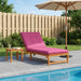Perna pentru Șezlong GEMERT 100% Polyester Roz 190 x 90 x 9 cm - WALTI WALTI