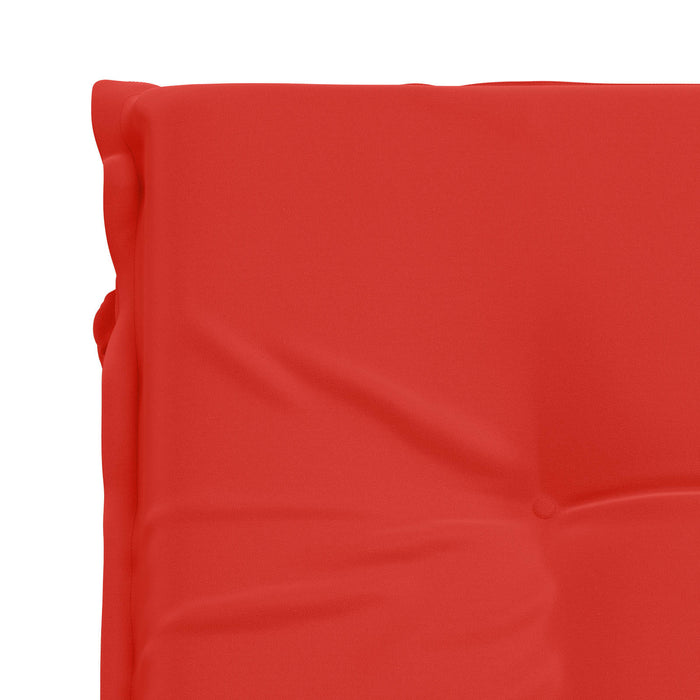 Perna pentru Șezlong GEMERT 100% Polyester Roșu 190 x 80 x 9 cm WALTI