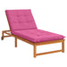 Perna pentru Șezlong GEMERT 100% Polyester Roz 190 x 90 x 9 cm - WALTI WALTI