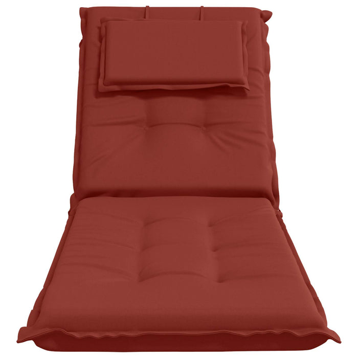Perna pentru Șezlong GEMERT 100% Polyester Roșu 190 x 60 x 9 cm WALTI