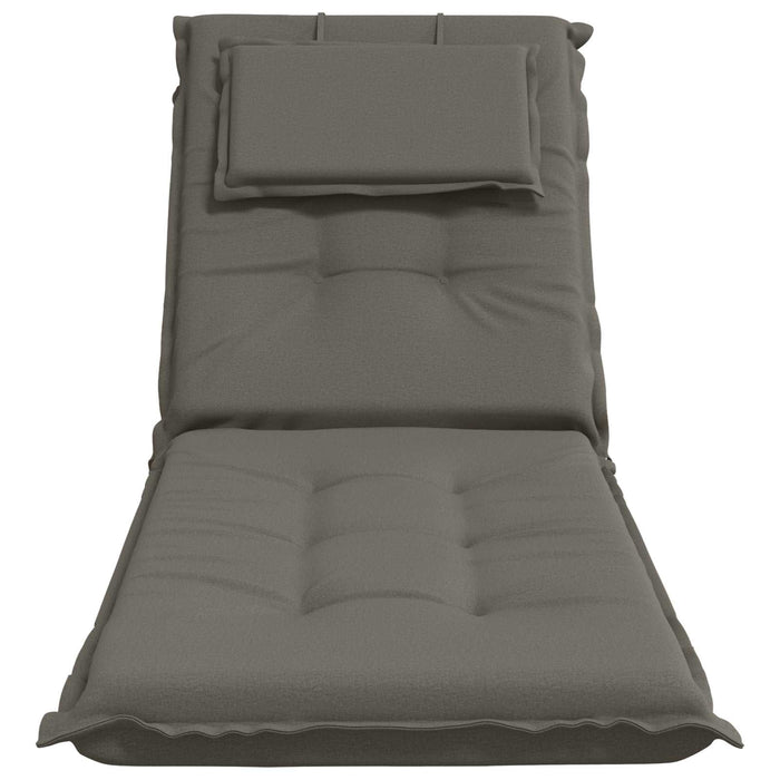 Perna pentru Șezlong GEMERT 100% Polyester Gri 190 x 60 x 9 cm WALTI