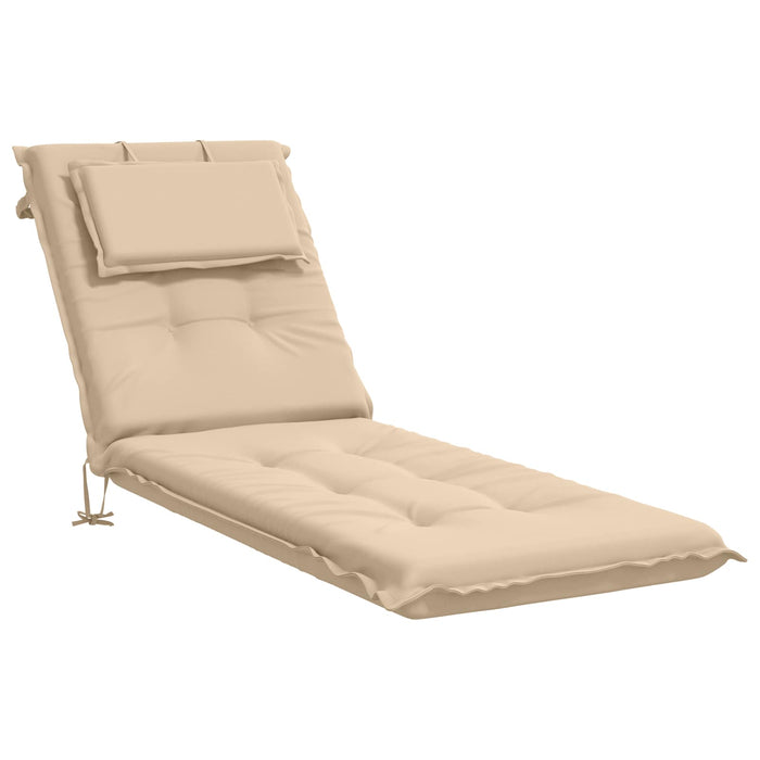 Perna pentru Șezlong GEMERT 100% Polyester Crem 190 x 60 x 9 cm WALTI