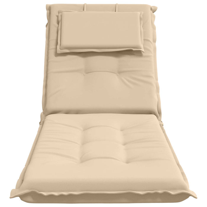 Perna pentru Șezlong GEMERT 100% Polyester Crem 190 x 60 x 9 cm WALTI