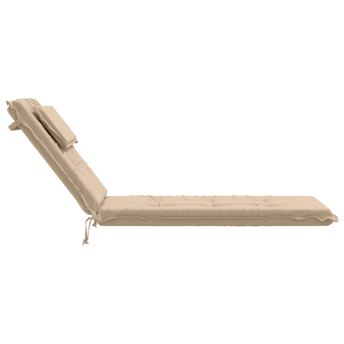Perna pentru Șezlong GEMERT 100% Polyester Crem 190 x 60 x 9 cm WALTI