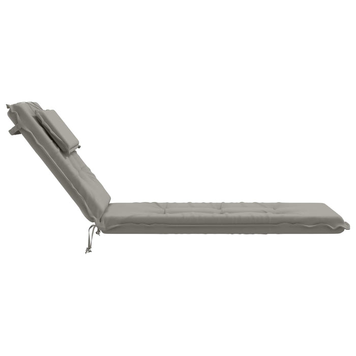 Perna pentru Șezlong GEMERT 100% Polyester Gri 190 x 60 x 9 cm WALTI