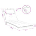 Perna pentru Șezlong GEMERT 100% Polyester Roz 190 x 60 x 9 cm - WALTI WALTI