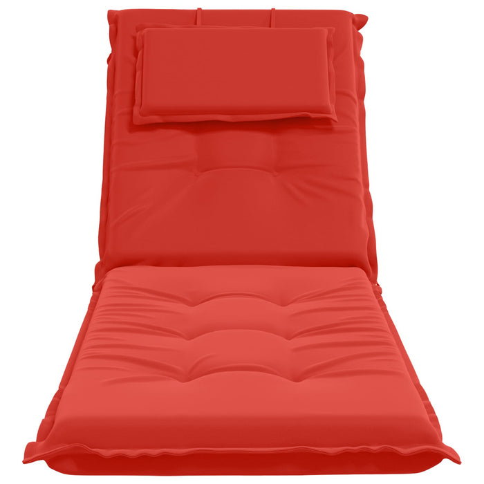 Perna pentru Șezlong GEMERT 100% Polyester Roșu 190 x 60 x 9 cm WALTI