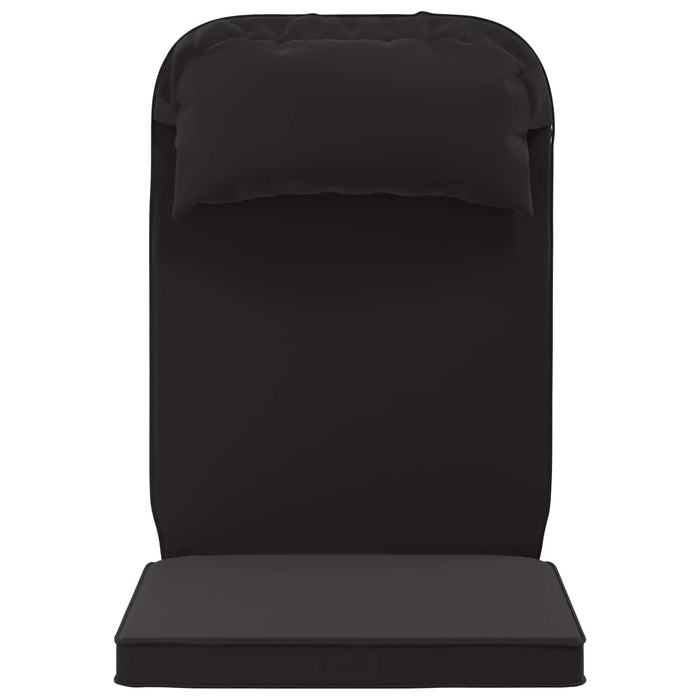 Perna de șezlong pentru soare 100% Polyester Negru WALTI