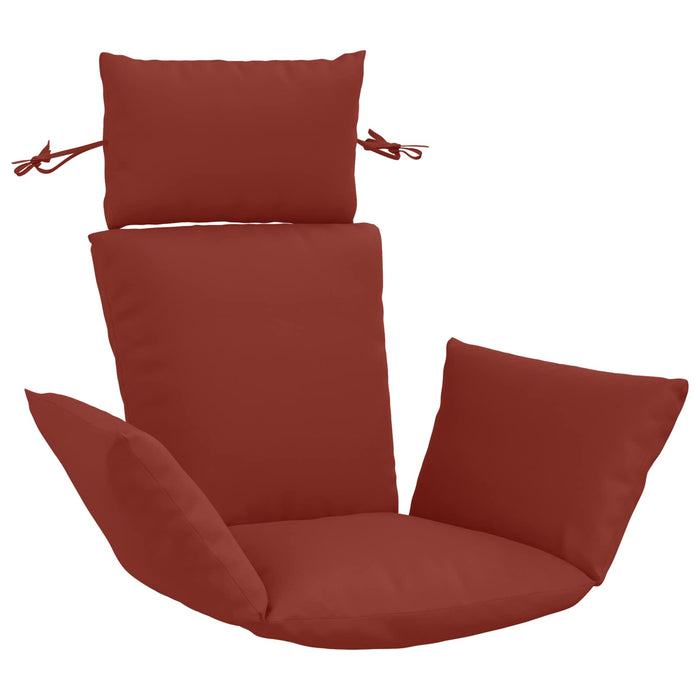 Perna Adirondack PUTTEN 100% Polyester Roșu 60 x 145 x 10 cm WALTI