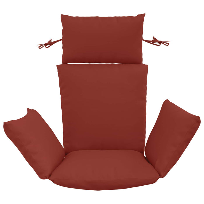 Perna Adirondack PUTTEN 100% Polyester Roșu 60 x 145 x 10 cm WALTI