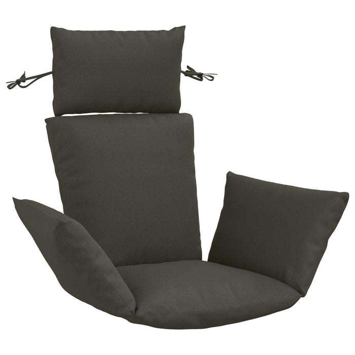 Perna Adirondack PUTTEN 100% Polyester Antracit WALTI
