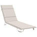 Perna pentru Șezlong GEMERT 100% Polyester Alb 200 x 50 x 3 cm - WALTI WALTI